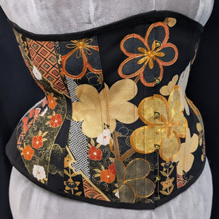 Bold Gold Kimono Corset - 32" Waist