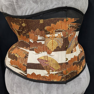 Chocolate Kimono Corset - 36" Waist