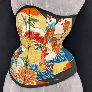 Color Contrasts Kimono Corset - 22" Waist