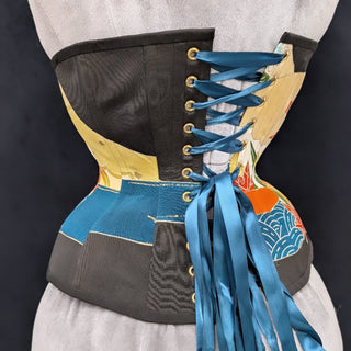 Color Contrasts Kimono Corset - 22" Waist